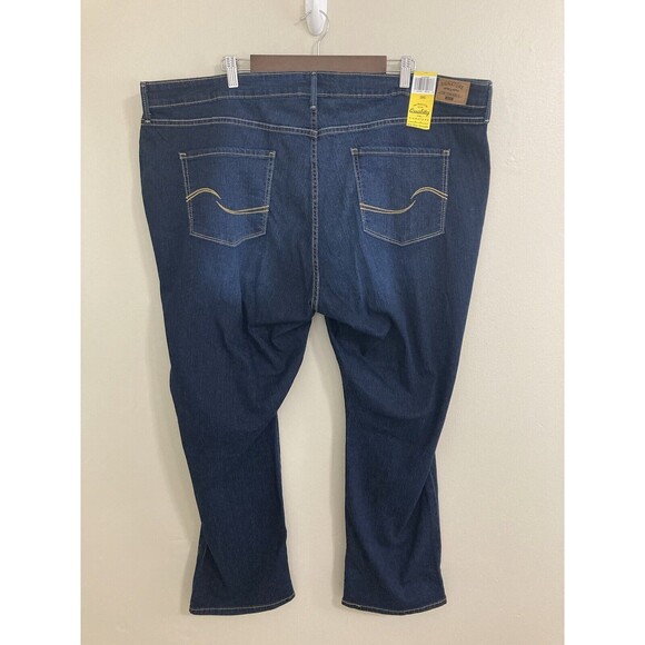 Levi Strauss Women Jeans 28S Mid Rise Straight Simple Stretch premium signature - Picture 2 of 11